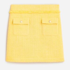 J. Crew Sunny Yellow Mini Skirt